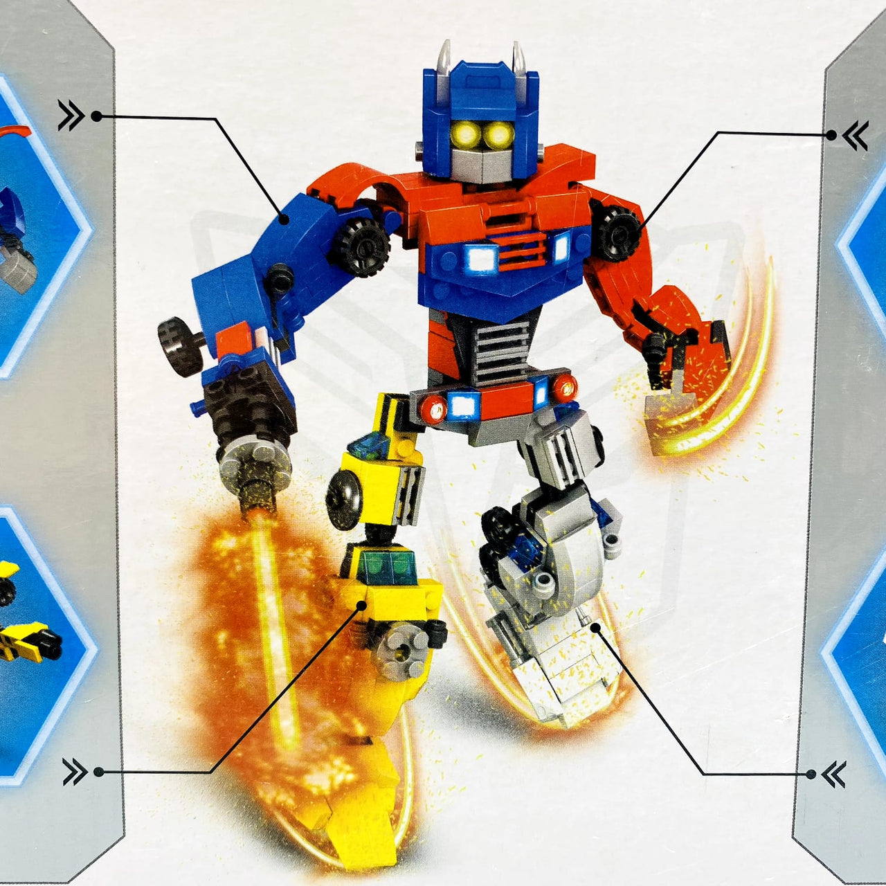 2-in-1 Metamorphic Force Building Blocks (130 PCS)