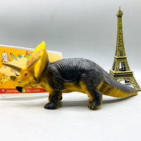Thumbnail for Realistic Triceratops Dinosaur Action Figure (Soft Rubber/Plastic)