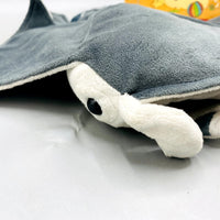 Thumbnail for 🌊 Cuddly Manta Ray Plush Toy – Ocean Life Soft Animal