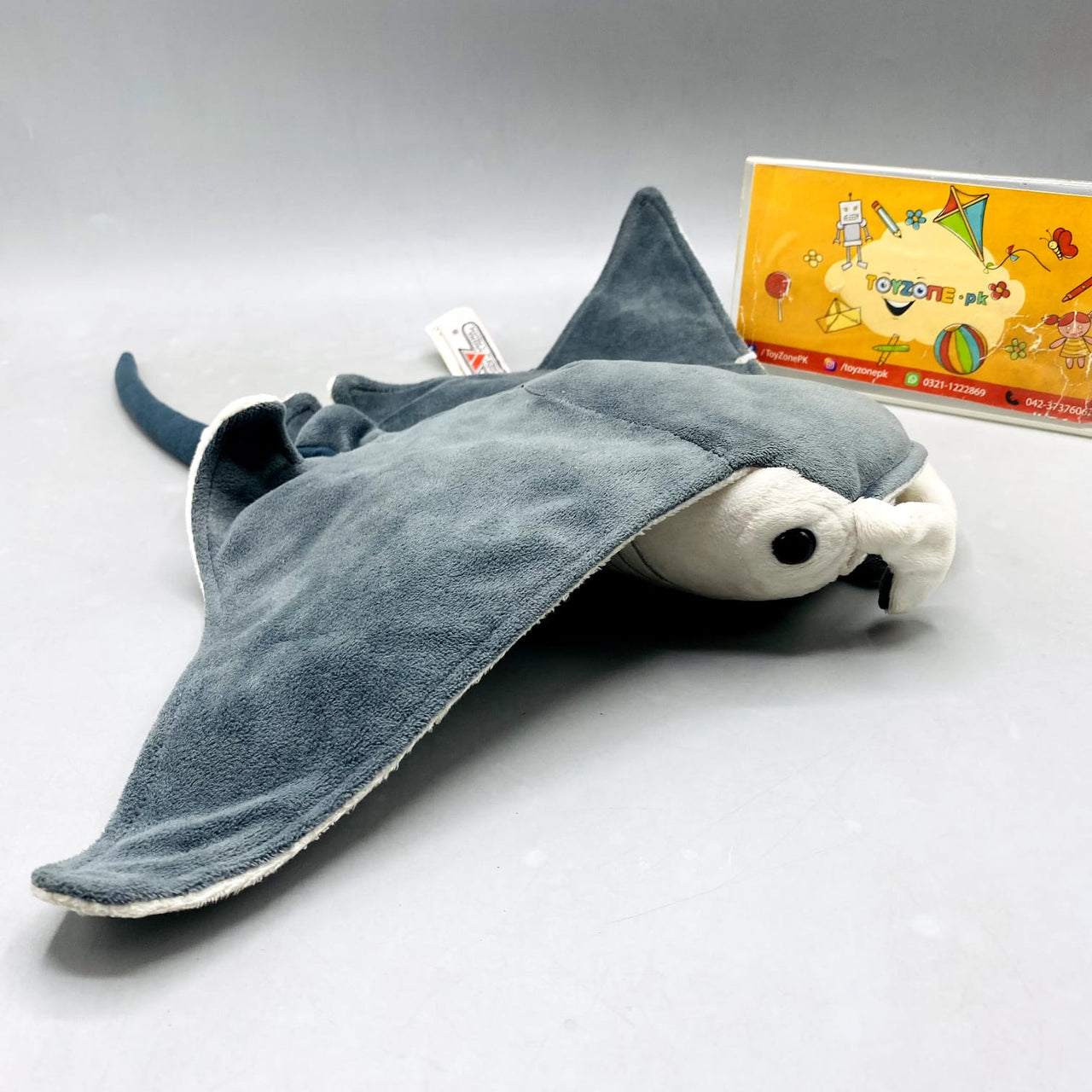 🌊 Cuddly Manta Ray Plush Toy – Ocean Life Soft Animal
