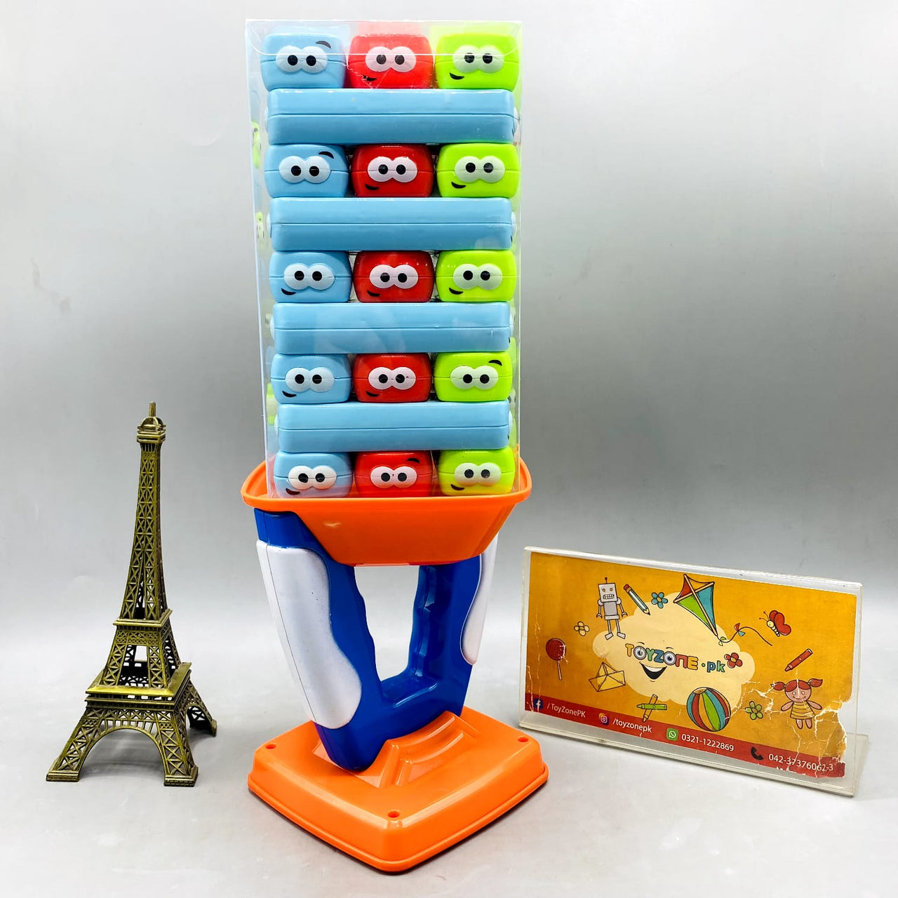 🤪 Crazy Block Tower Stacking Game with Funny Faces