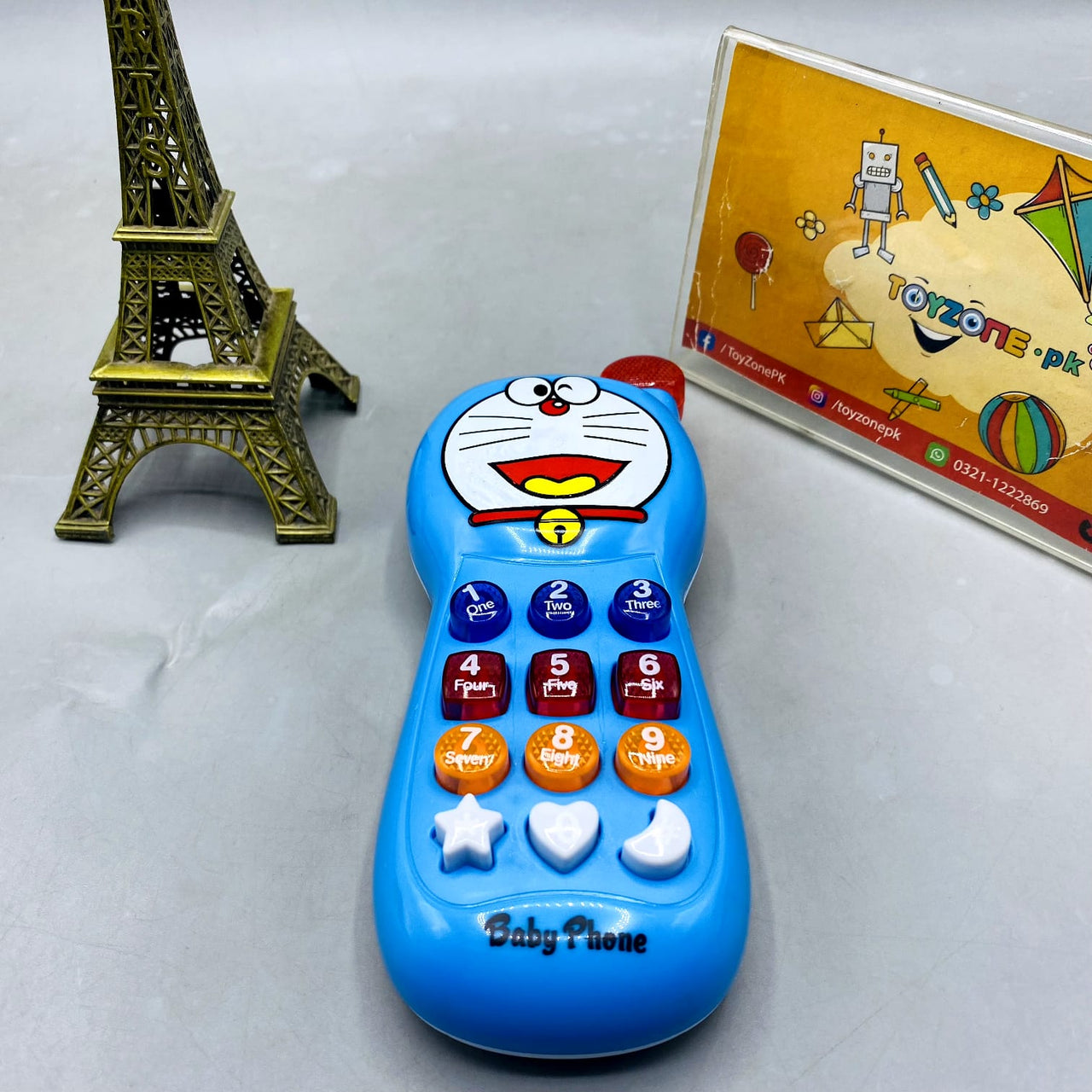 Doraemon Light & Sound Mobile Phone Toy for Role-Play Fun