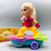 Thumbnail for Fashion Girl Skateboard Doll With Light And Sound