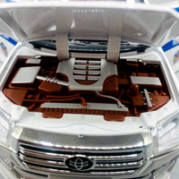 Thumbnail for 1:24 Diecast Toyota Land Cruiser Police Car With Light and Sound