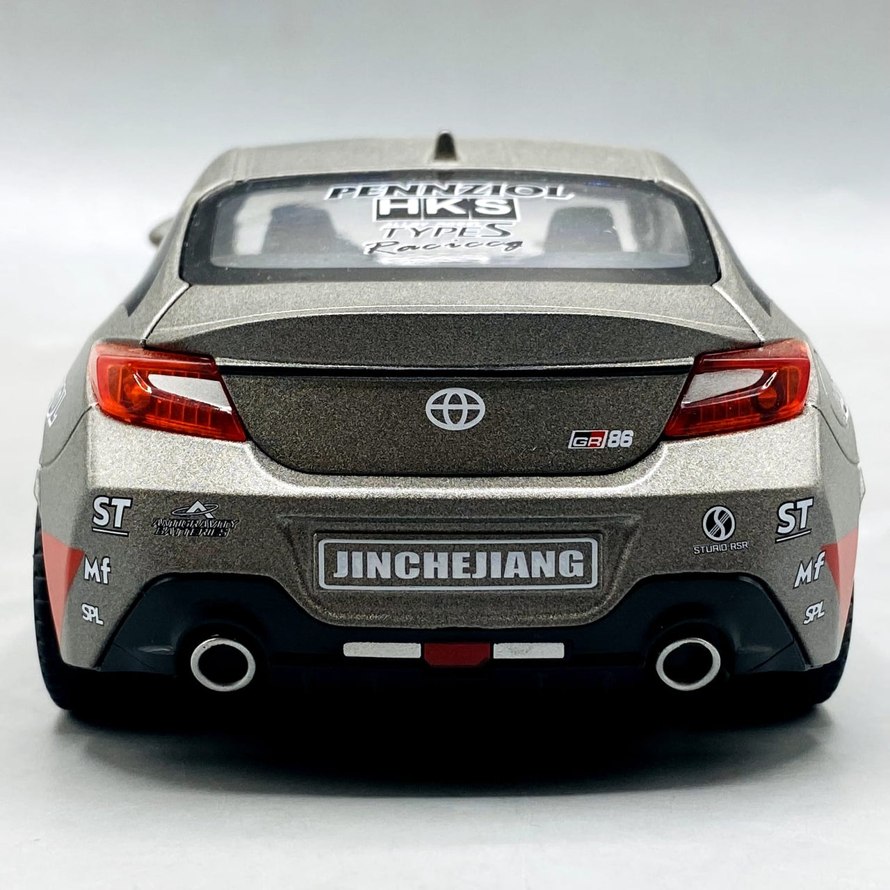 1:24 Diecast Toyota GR 86 GDM Racing Car With Light And Sound