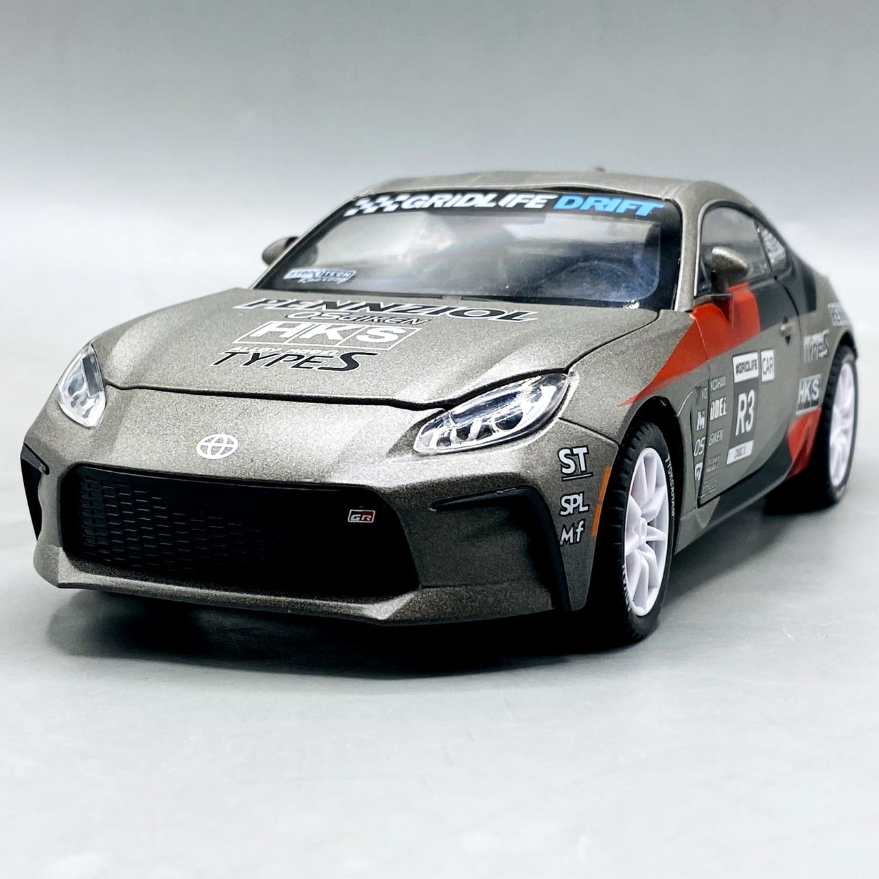 1:24 Diecast Toyota GR 86 GDM Racing Car With Light And Sound