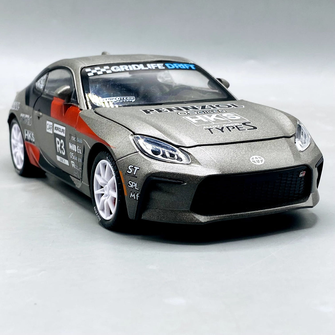 1:24 Diecast Toyota GR 86 GDM Racing Car With Light And Sound