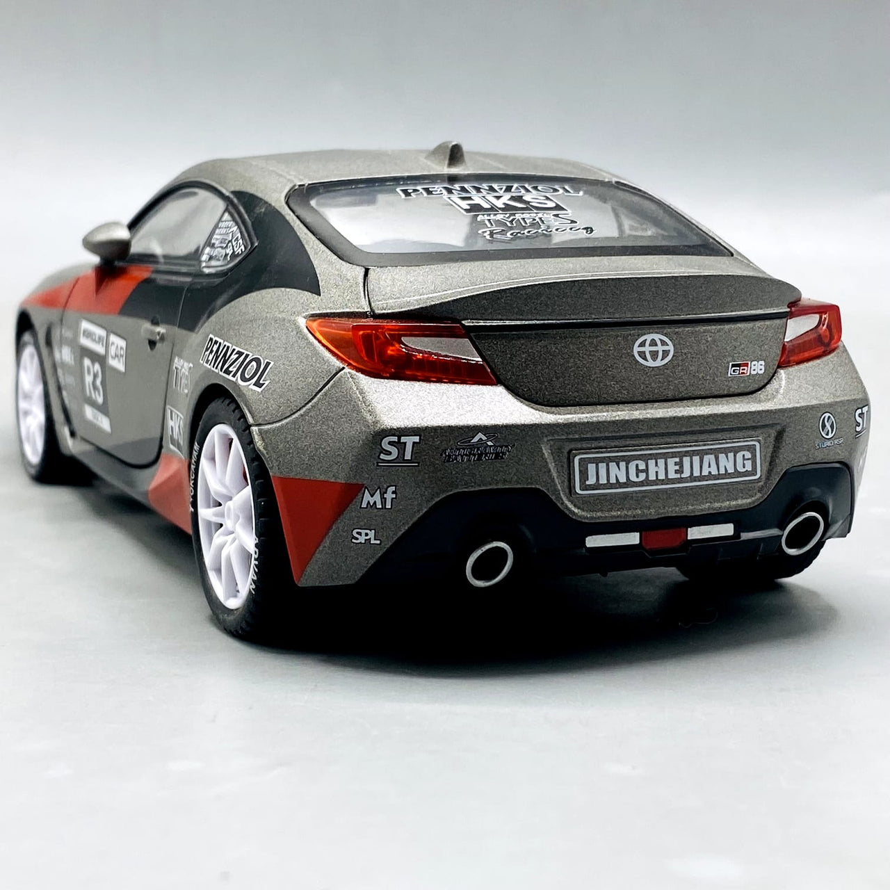 1:24 Diecast Toyota GR 86 GDM Racing Car With Light And Sound