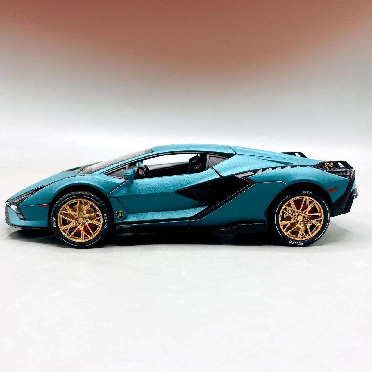 1:24 Diecast Lamborghini Siyan With Light, Sound, and Smoke