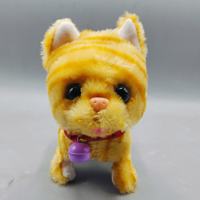 Light and Sound Walking Tiger Cat Stuff Toy