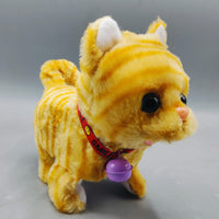 Thumbnail for Light and Sound Walking Tiger Cat Stuff Toy