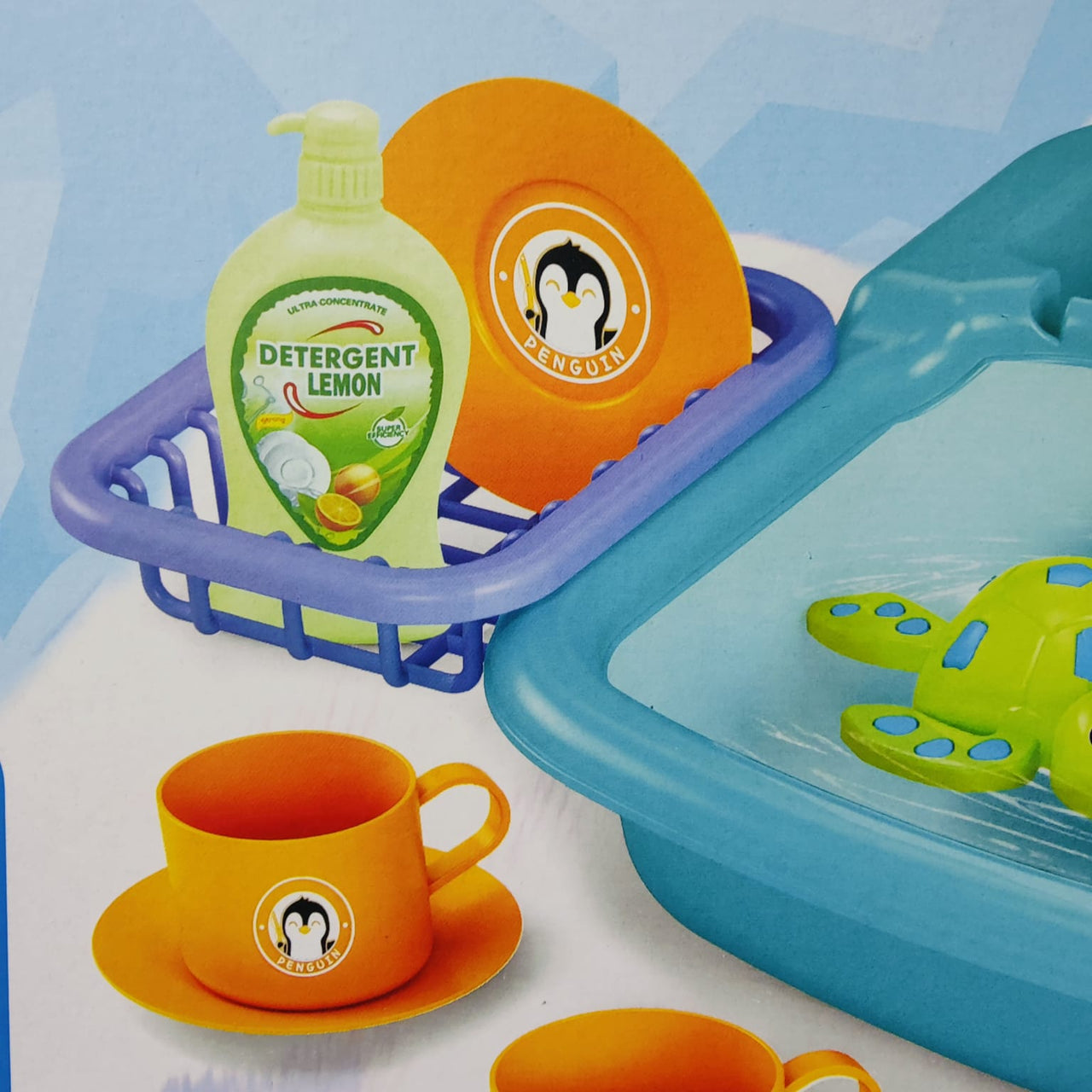 2 in 1 Sink And Fishing Game With Light And Sound