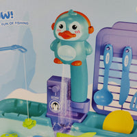 Thumbnail for 2 in 1 Sink And Fishing Game With Light And Sound