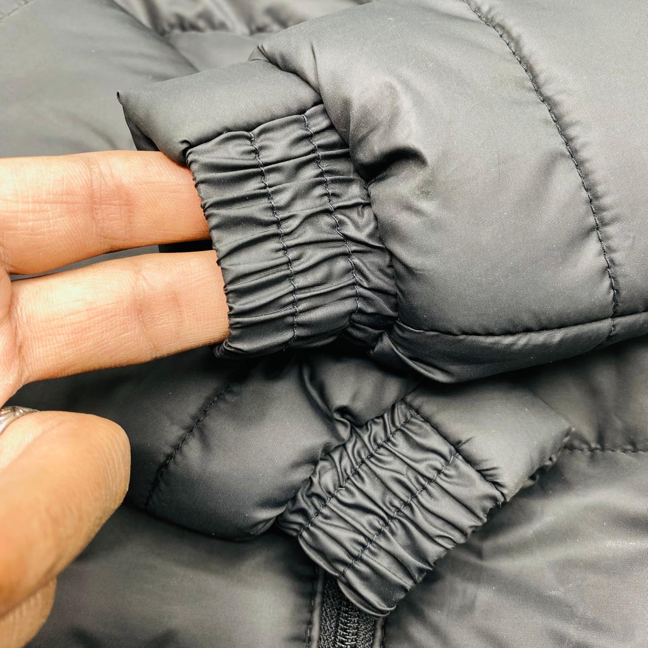 Black Color Winter Puffer Jacket with 3 Pockets