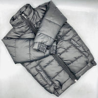 Black Color Winter Puffer Jacket with 3 Pockets