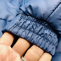 Thumbnail for Blue Color Winter Puffer Jacket with 3 Pockets
