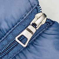 Thumbnail for Blue Color Winter Puffer Jacket with 3 Pockets