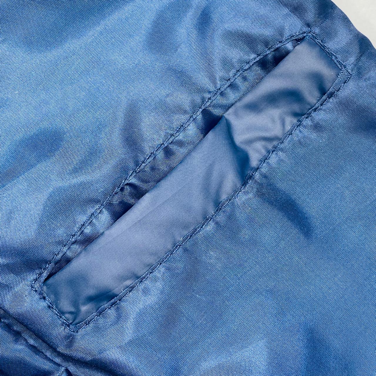 Blue Color Winter Puffer Jacket with 3 Pockets