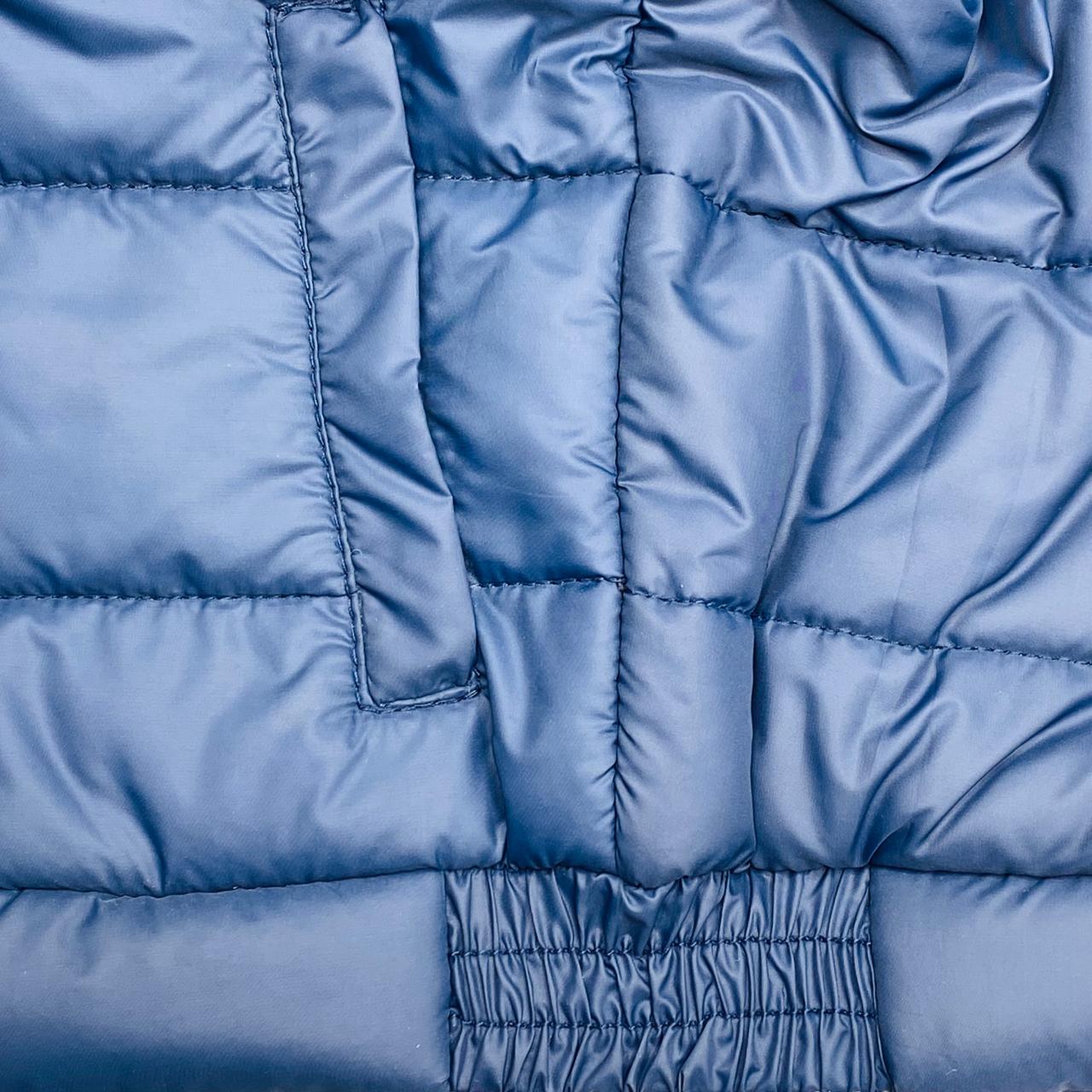 Blue Color Winter Puffer Jacket with 3 Pockets