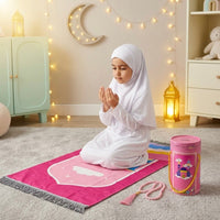Thumbnail for Kids Prayer Rug Mat With Prayer Beads