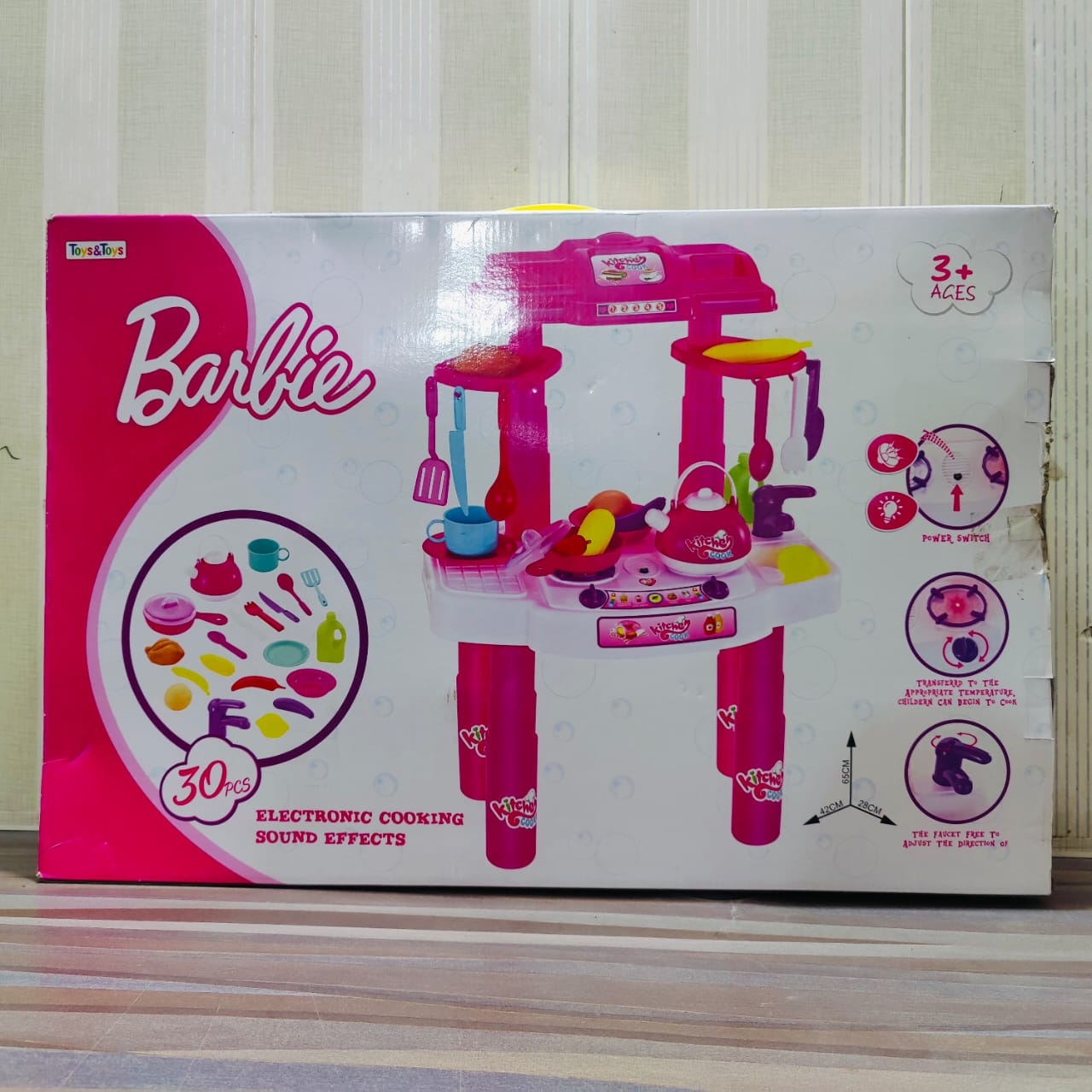 30 Pcs Barbie Kitchen Playset