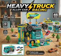 Thumbnail for Alloy Car Assembly Racing Car Track Set 46 Pcs