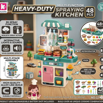 Multi-Function Spraying Kitchen Set 48 Pcs