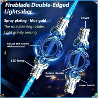 Thumbnail for Double Edged Lightsaber Fire Crystal Sword