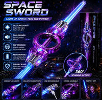 Thumbnail for Double Edged Lightsaber Fire Crystal Sword