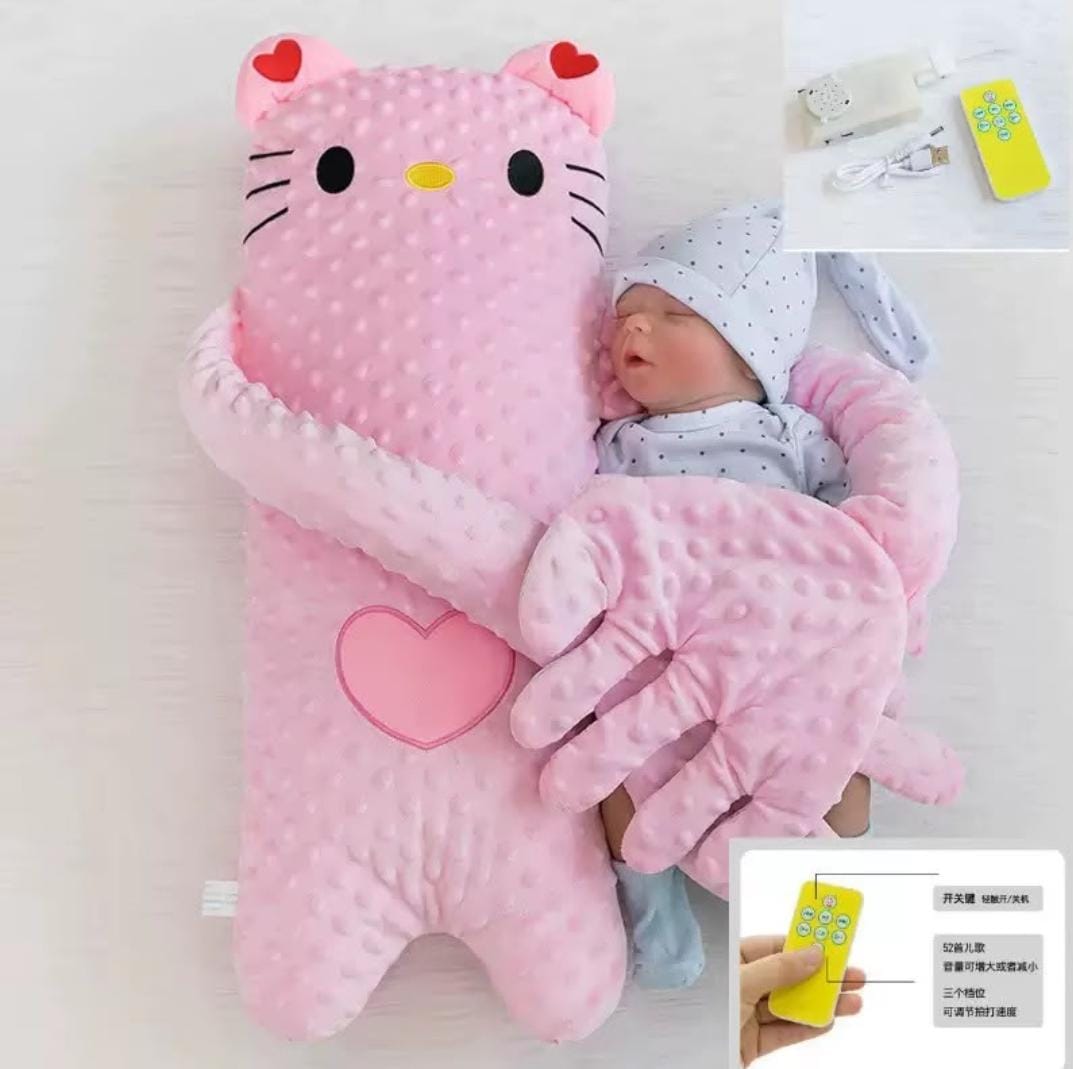 Remote Control Baby Sleeping Long-Arm Character Plush Cushion