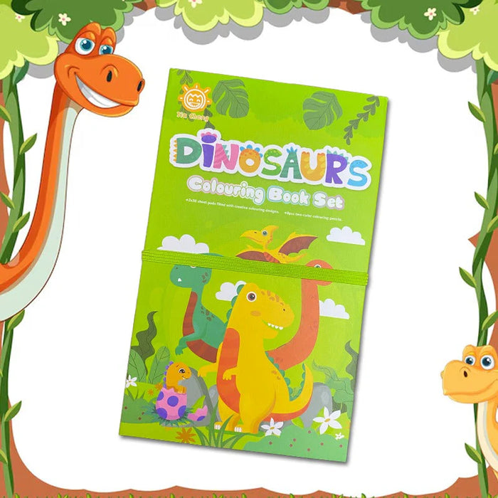 2 in 1 Colouring Book And Scratch Book Set With