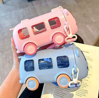 Thumbnail for Portable Bus Water Bottle With Silicone Straw