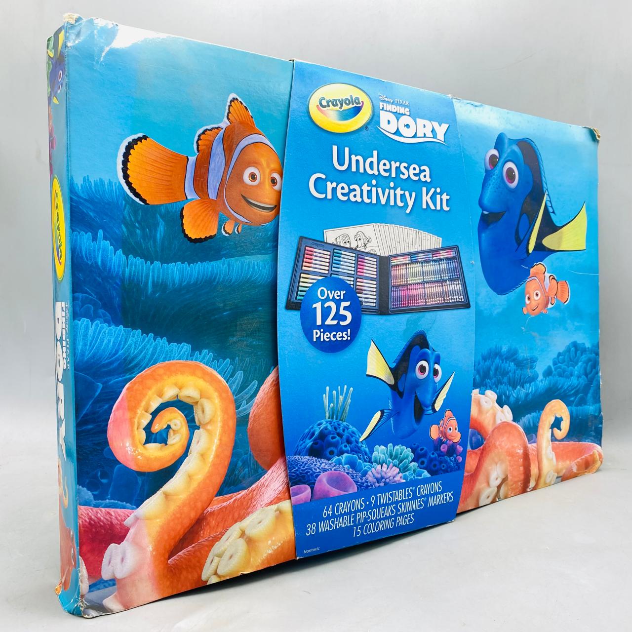 Crayola Disney Pixar Finding Dory Under Sea 125+ Pieces Creativity Kit