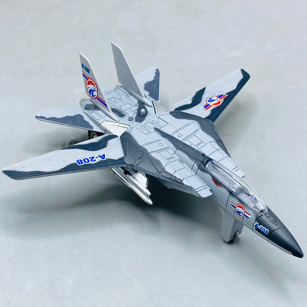 Diecast Military Power Fighter Airplane With Light And Sound