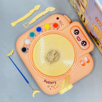 Thumbnail for Battery Operated Pottery Wheel With 6Pcs Color Set