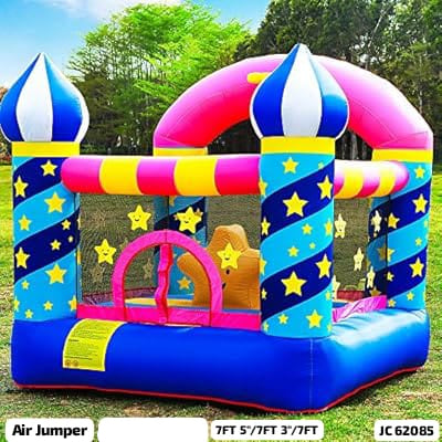 Castle Inflatable Jumping Bed Trampoline With Garden Park Swimming Pool