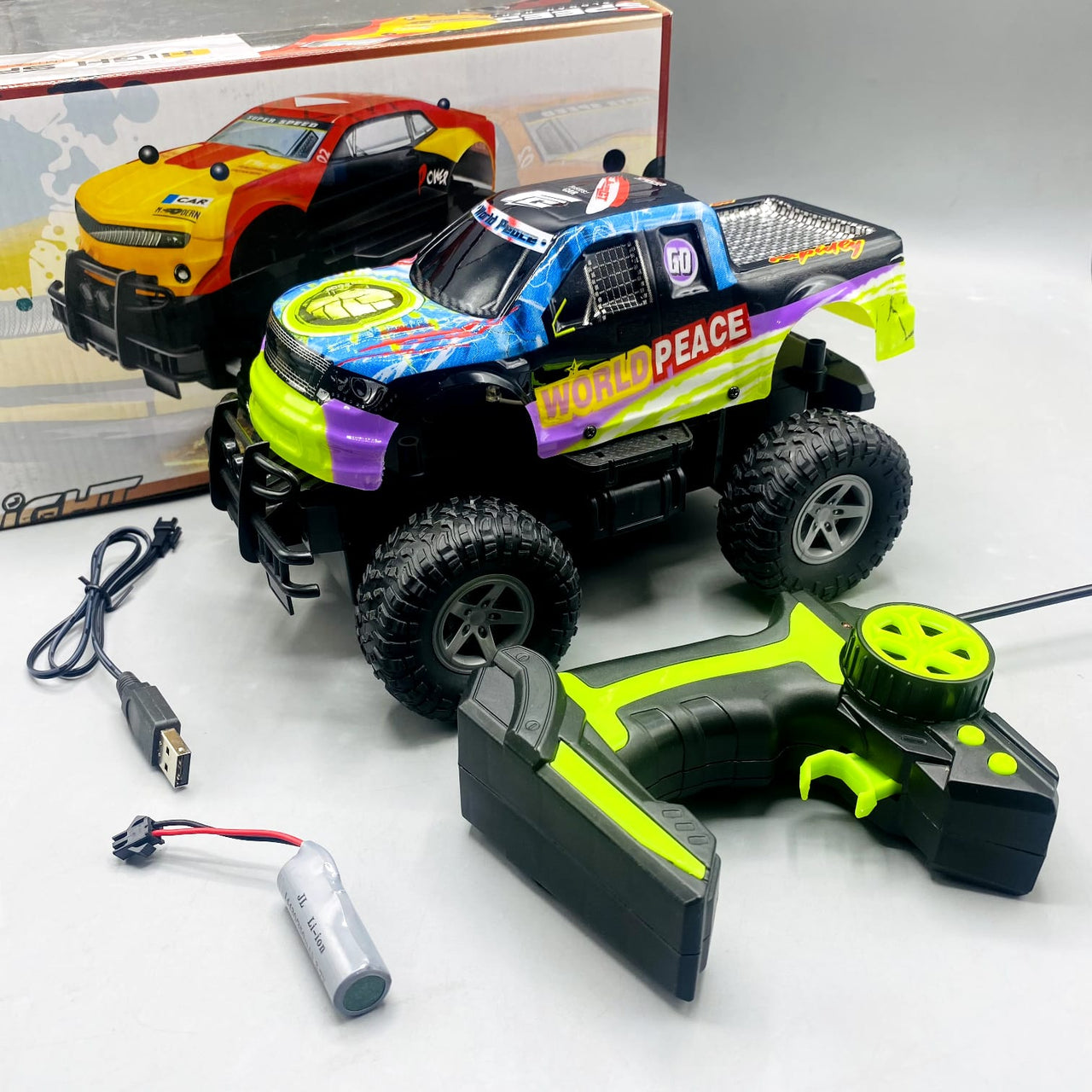 High Speed Remote Control Car With Light And Sound