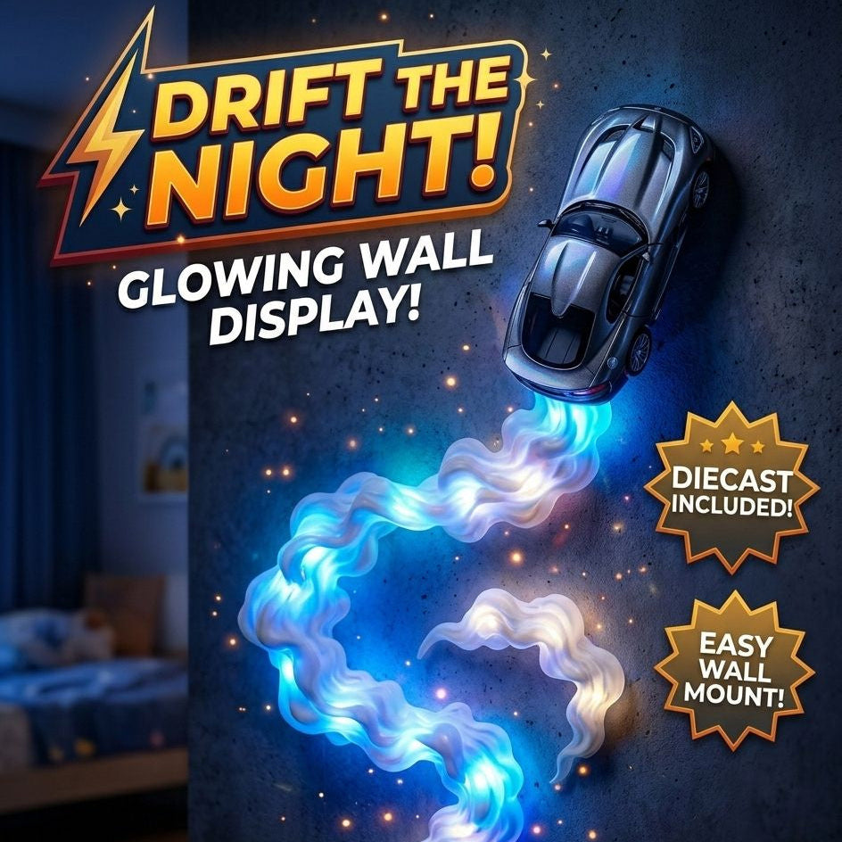 Racing Car LED Cloud Lamp Wall
