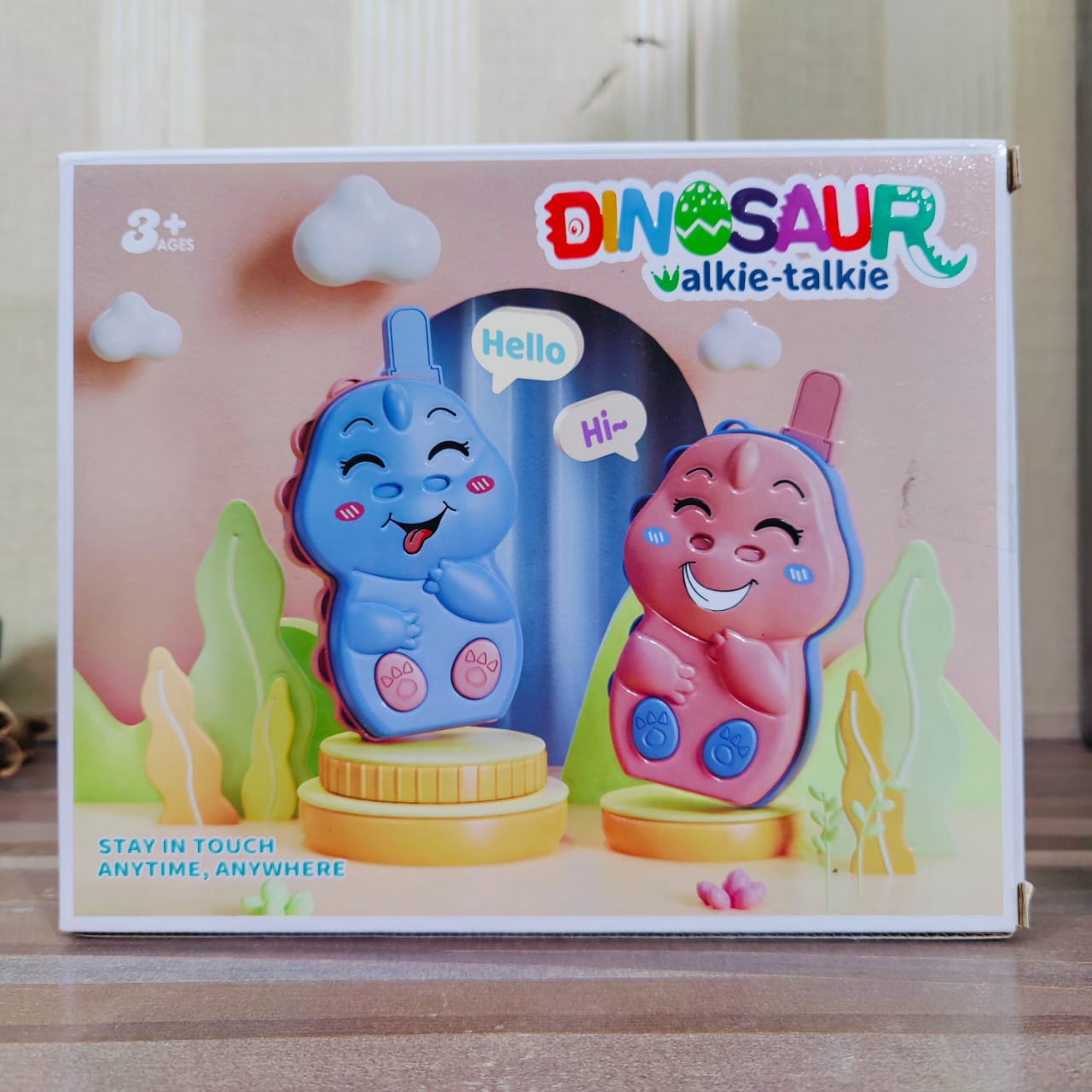 Dinosaur Walkie Talkie Set With Long Distance Communication