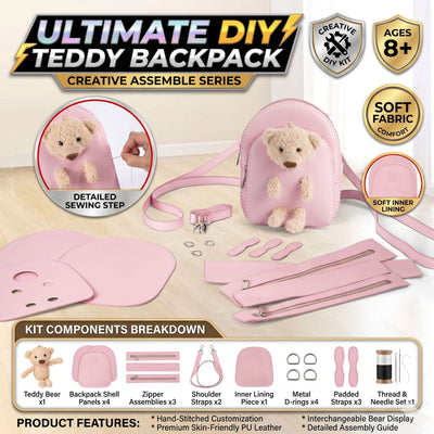 DIY Hand Made Bear Backpack For Kids