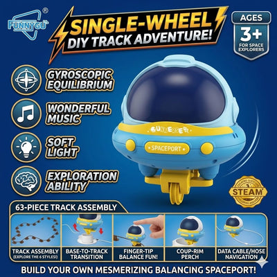 DIY Single Wheel Astronaut Balance Car With Light And Sound
