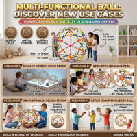 Thumbnail for Stress-Relief Inflatable Rainbow Ball - 2 Pcs