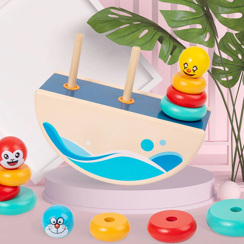 Stack And Balance Buy Wooden Balance Stacking Building Blocks In Pakistan At Toyzone.pk ...