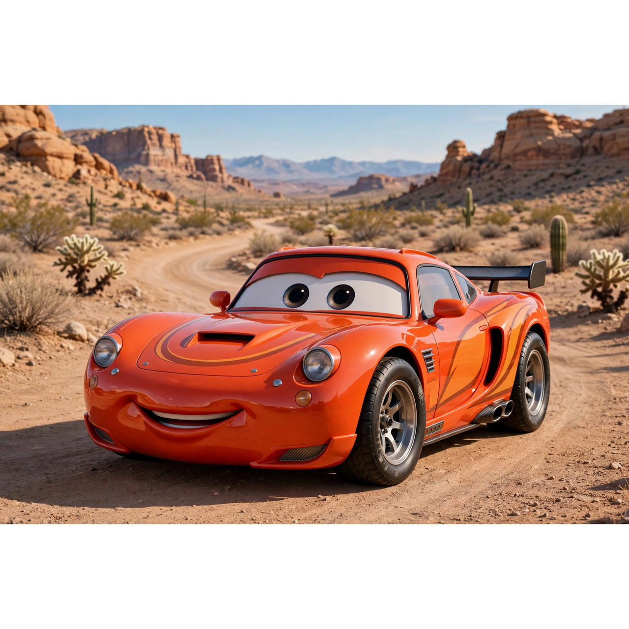 Mattel Disney Pixar Cars Quick Changers Vehicle — in use