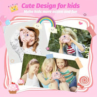 Thumbnail for Multifunction Unicorn Instant Print Kids Dual Camera With VideoGraphy And Photography