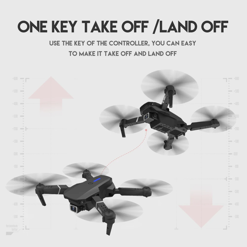 E88 Pro Foldable RC Drone With 1080 HD Camera