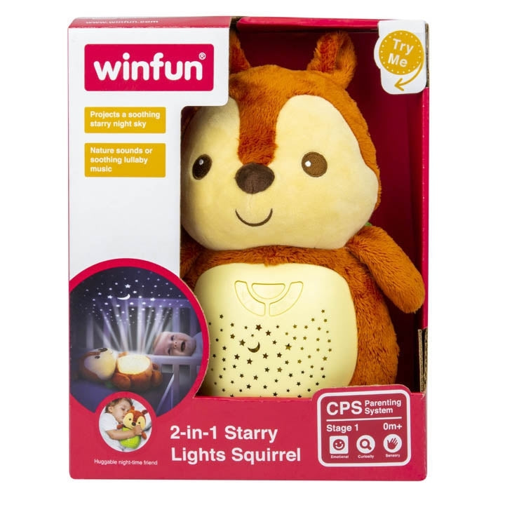 WinFun 2-in-1 Starry Lights Squirrel