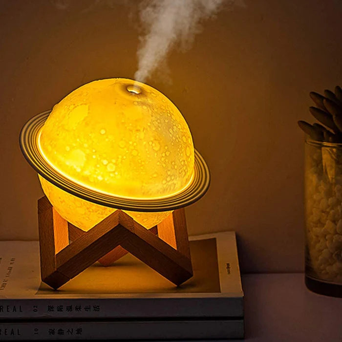 Saturn Globe Humidifier Night Light