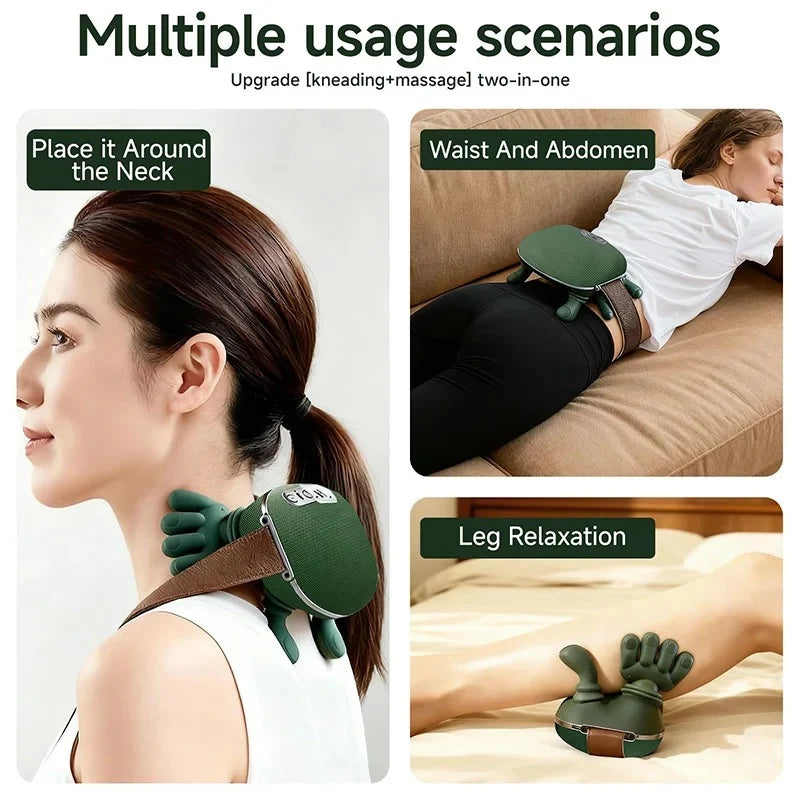 Wearable Electric Simulated Hand Neck And Shoulder Massager