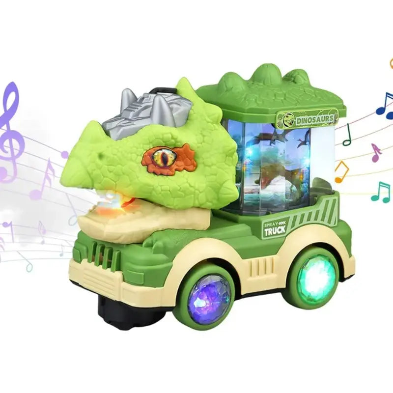 Dinosaur World Car With Light Music